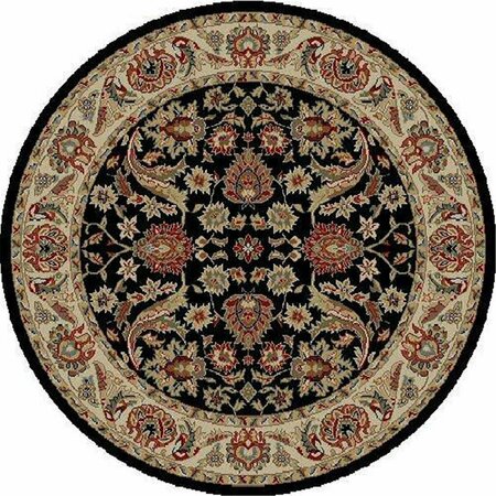 CONCORD GLOBAL TRADING 2 ft. 7 in. x 4 ft. 1 in. Ankara Sultanabad - Black 62033